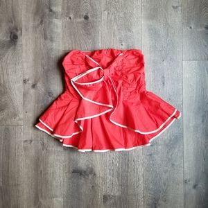 NWT Ryu sleeveless ruffle top